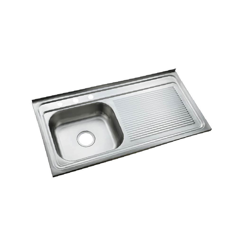 XAL10050ELG 1000*500 mm left bowl with right tray sink GREY color  sink