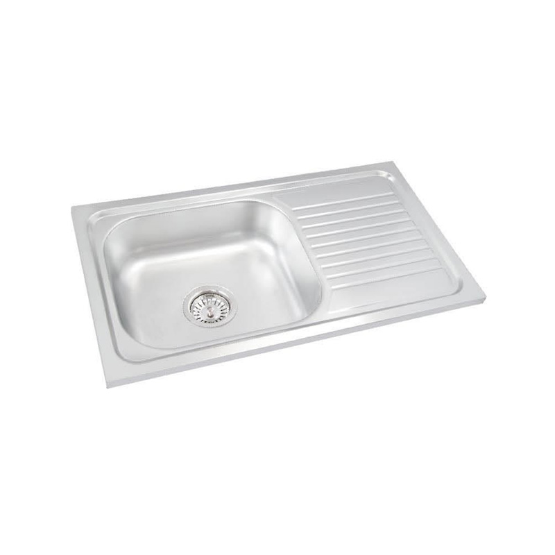 XAL7540  750*400 mm left bowl with right tray sink